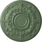 Ekena Millwork Oslo Ceiling Medallion (Fits Canopies up to 10 1/2"), 28 1/8"OD x 1 3/4"P, Athenian Green CM28OSAGF - alternate 1